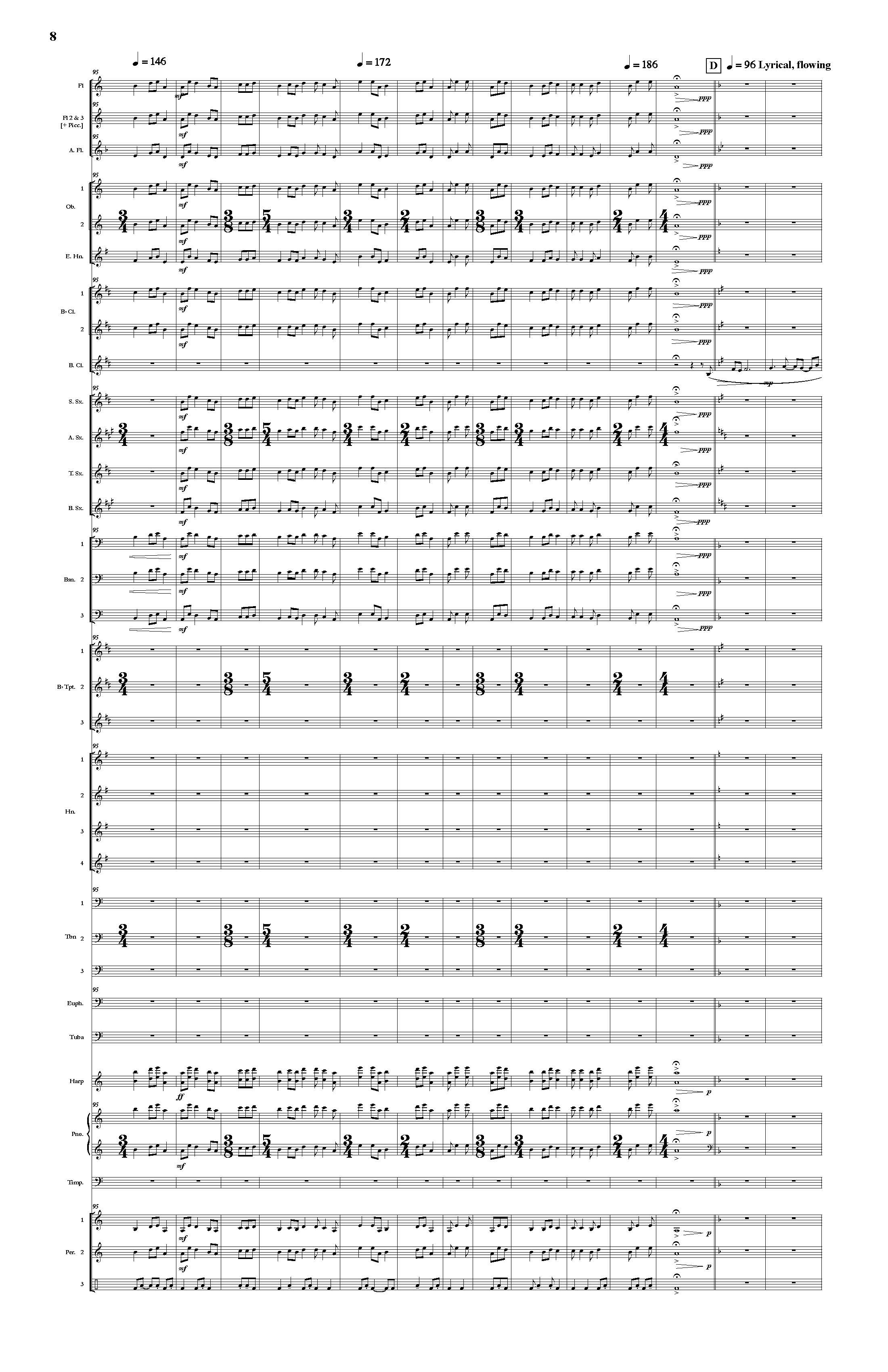35 Shattered Mirror Suite - Wind Ensemble - SCORE 10
