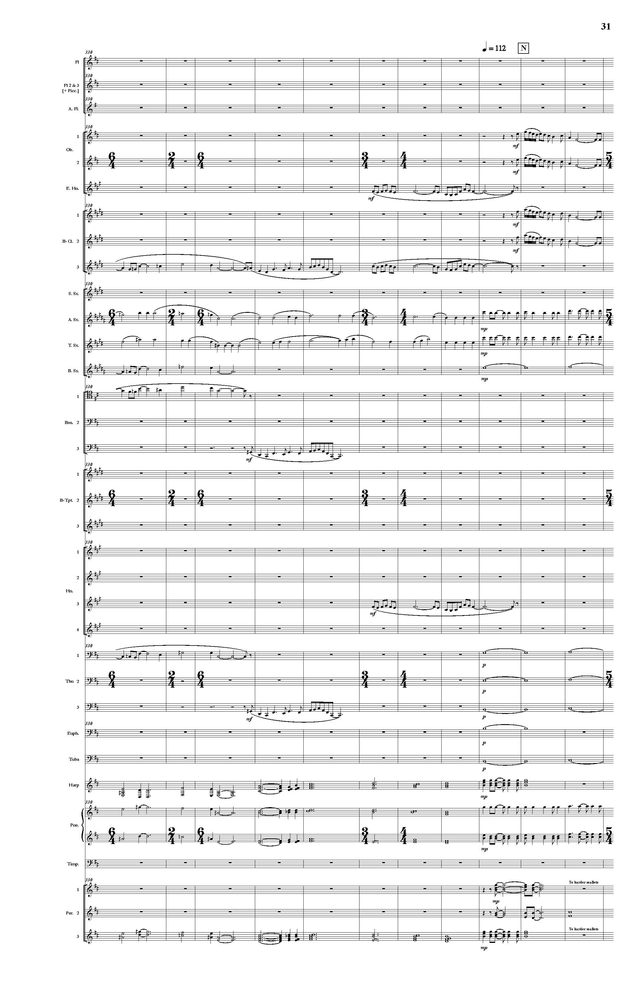 35 Shattered Mirror Suite - Wind Ensemble - SCORE 33